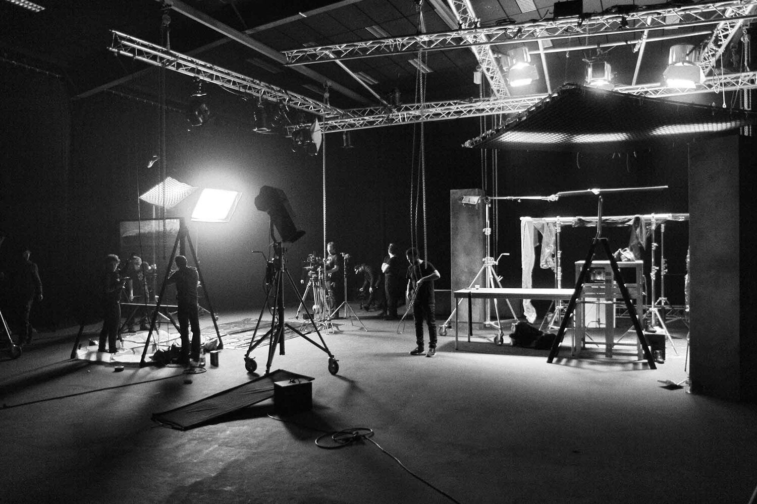 Set de rodaje de spot publicitario de Adidas